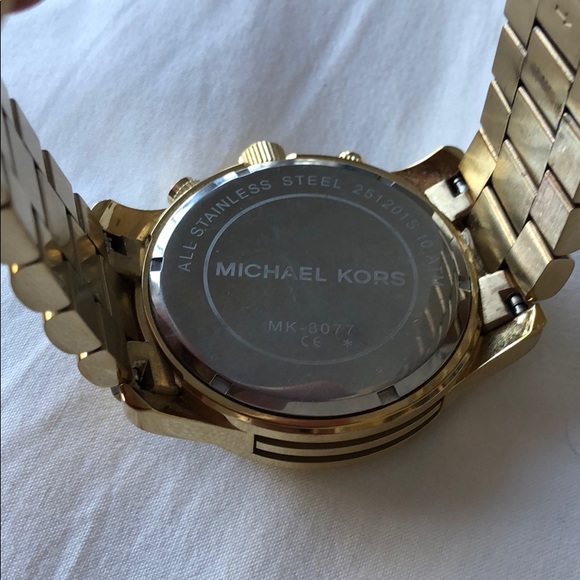 Michael Kors MK8077 Gold Watch